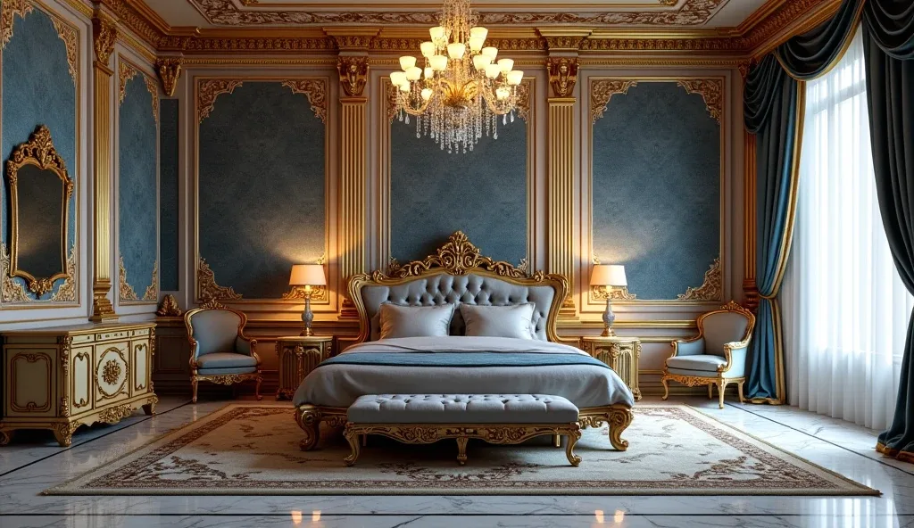 13 Lavish Palace-Style Bedrooms You’ll Dream About