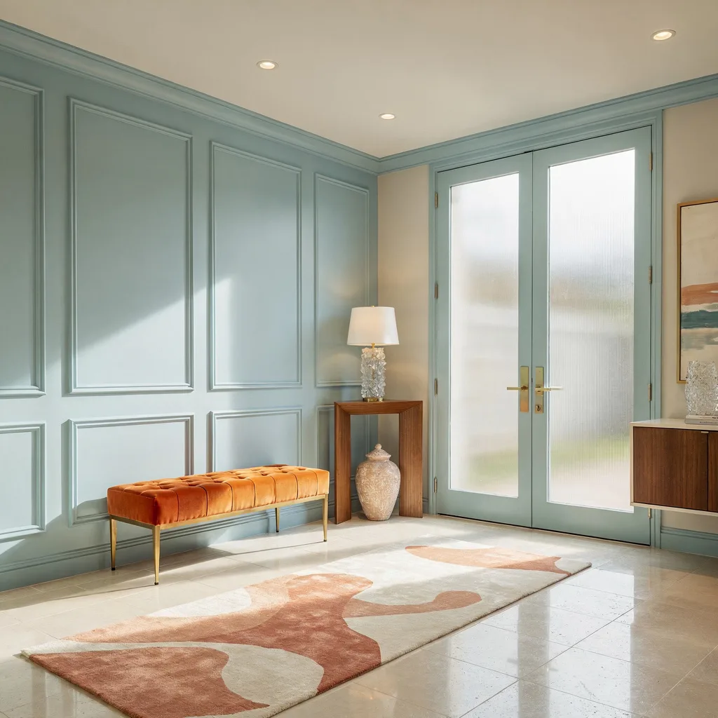 Robin’s Egg, Apricot & Cream: The Welcome-to-My-Fancy-Foyer Package