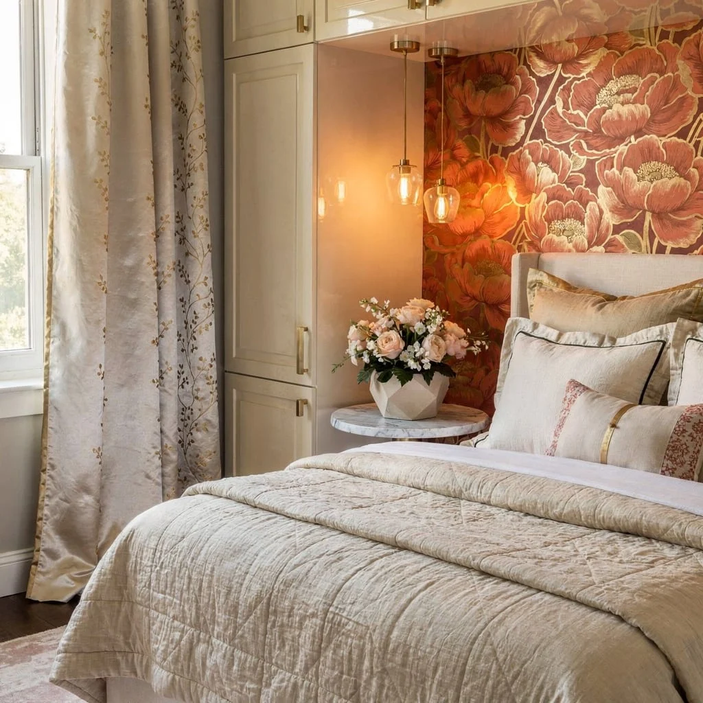 Glossy Built-ins & Peony Power Moves