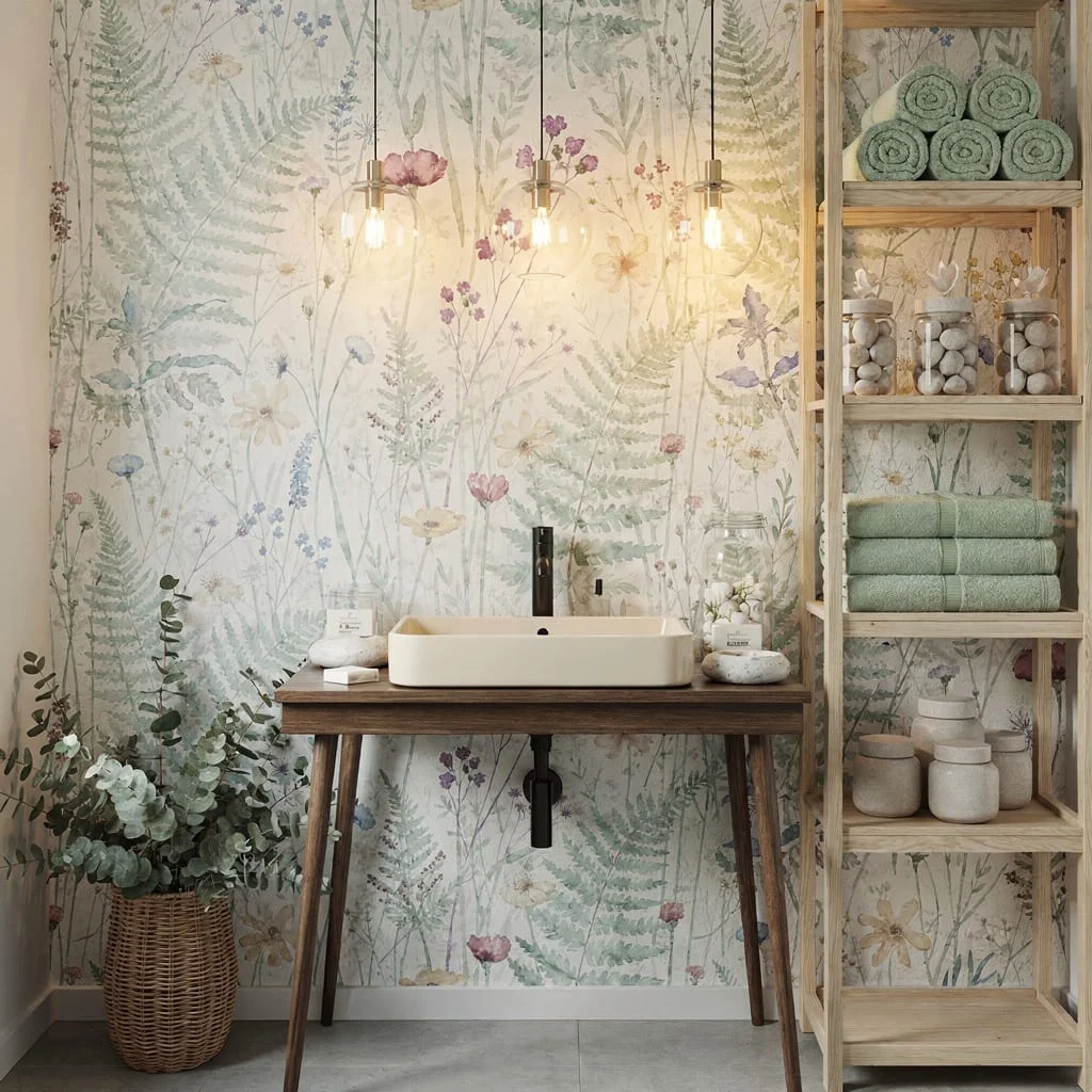 Botanical Wallpaper: Not Your Grandma's Ferns
