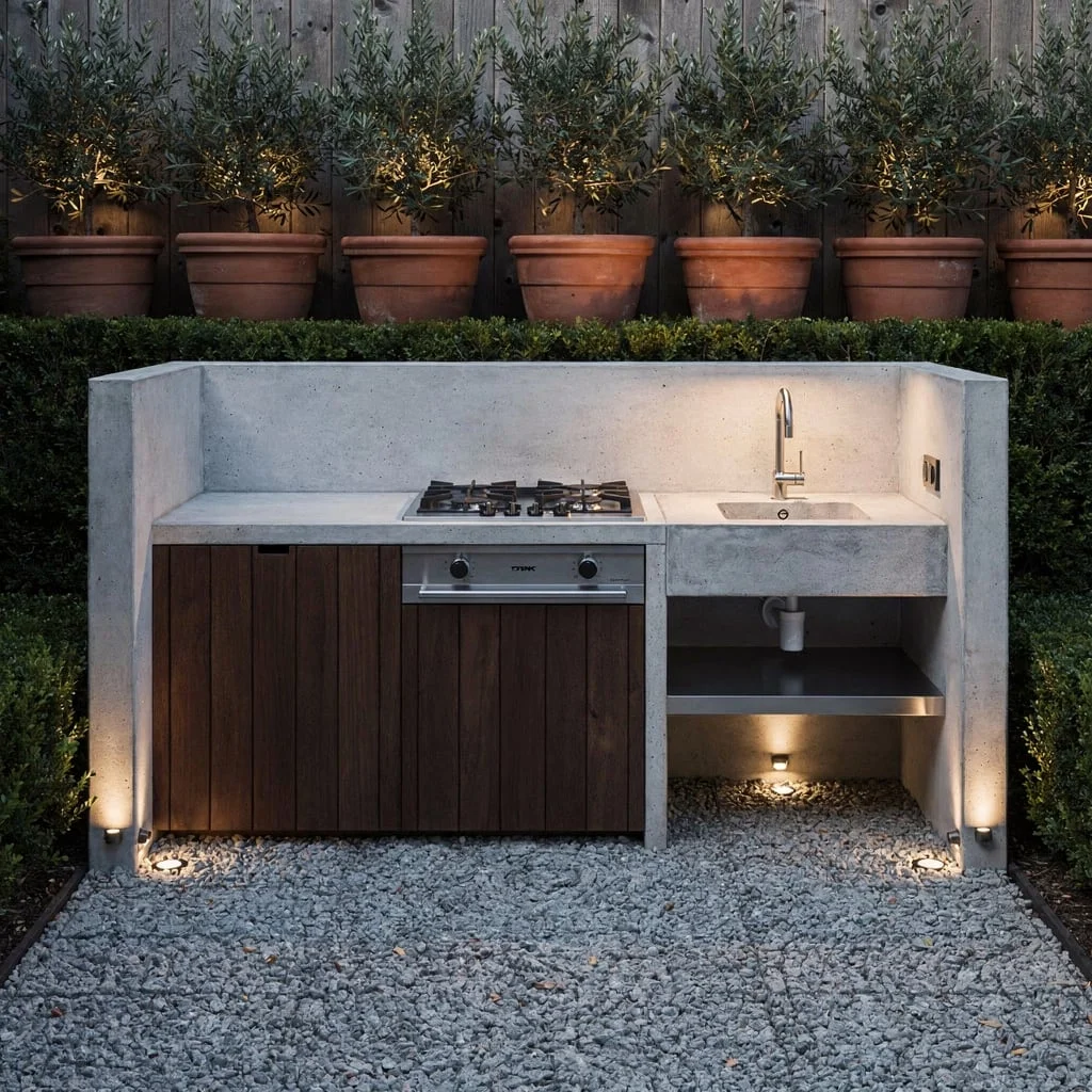 Cement and Cedar: Minimalist That Actually Works