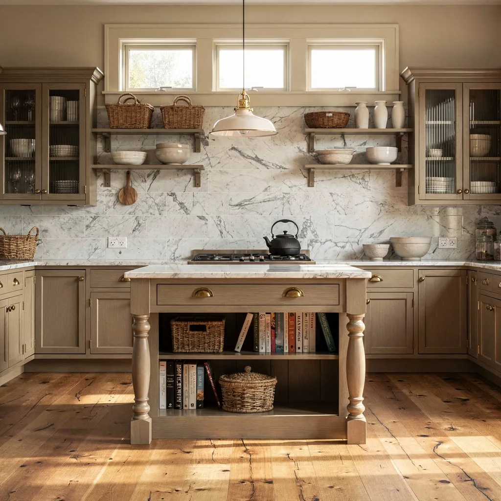 Turned Legs, Reeded Glass, and Cookbooks Out Front