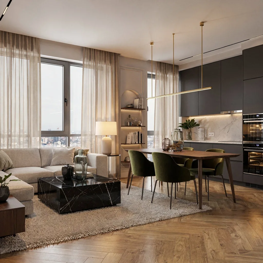 12. Modern Luxe Retreat