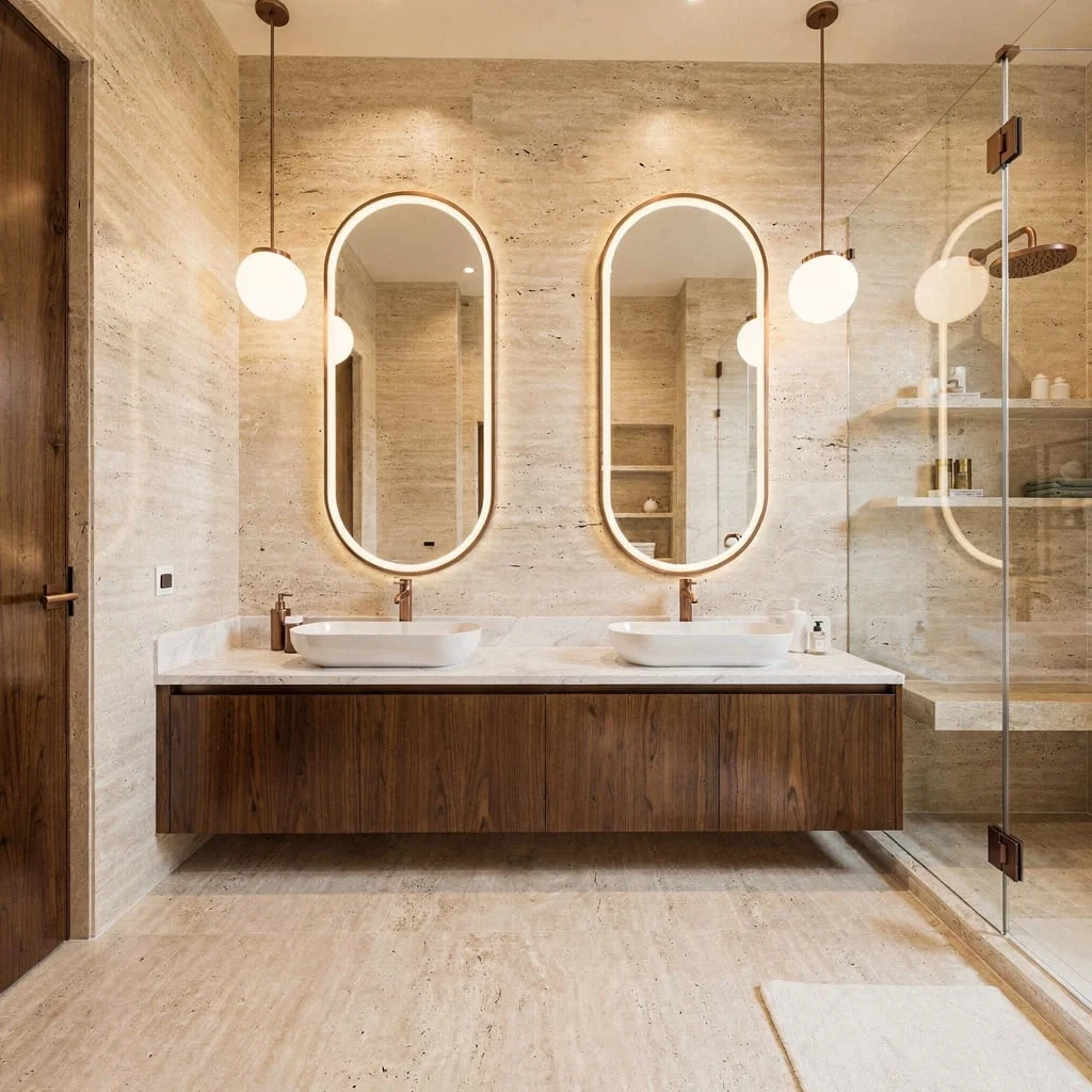 Sun-Kissed Travertine Opulence