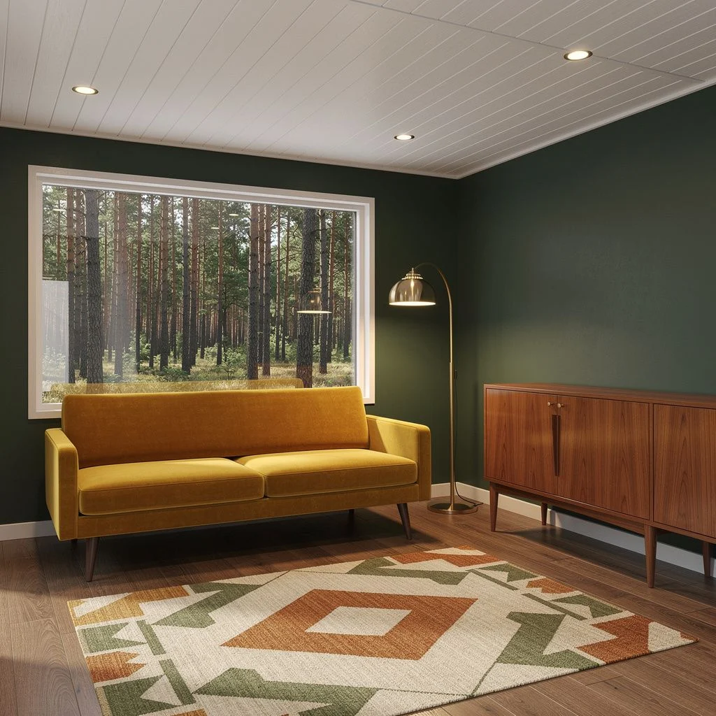 Mid-Century Compact: Small Space, Big Personality