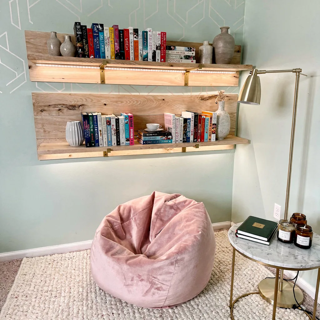 1. Build Your Own Cozy Book Nook