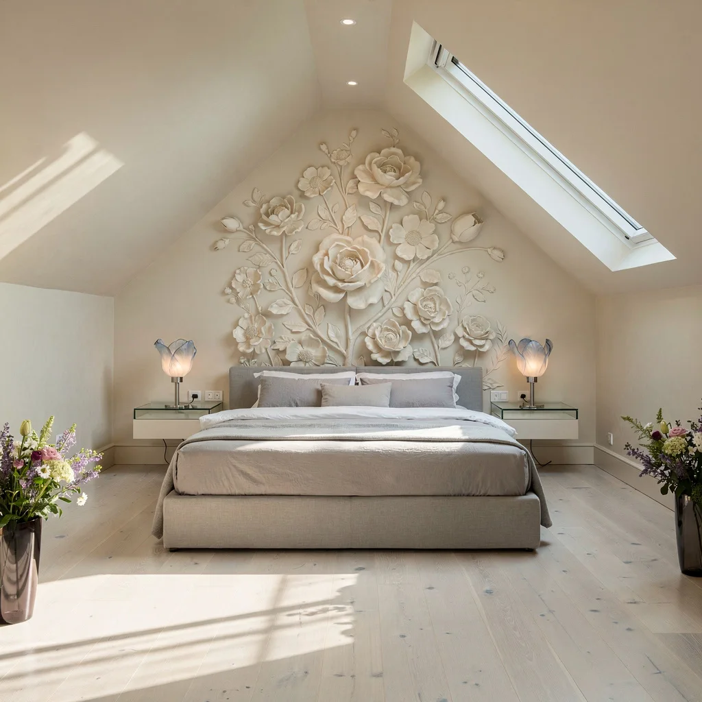 Attic Oasis: Elevate Those Eaves with 3D Florals