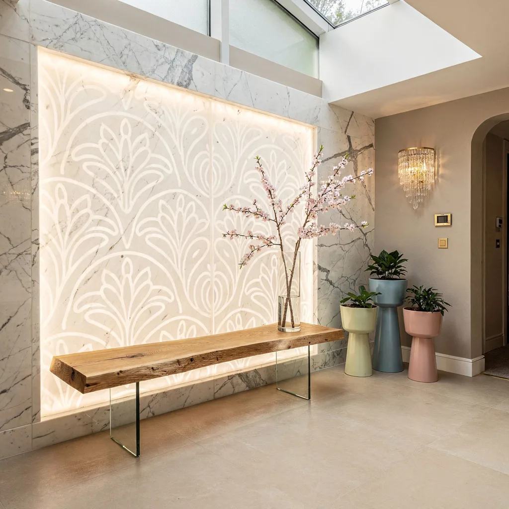 Serve Luxury With Glowy Marble and Crystal