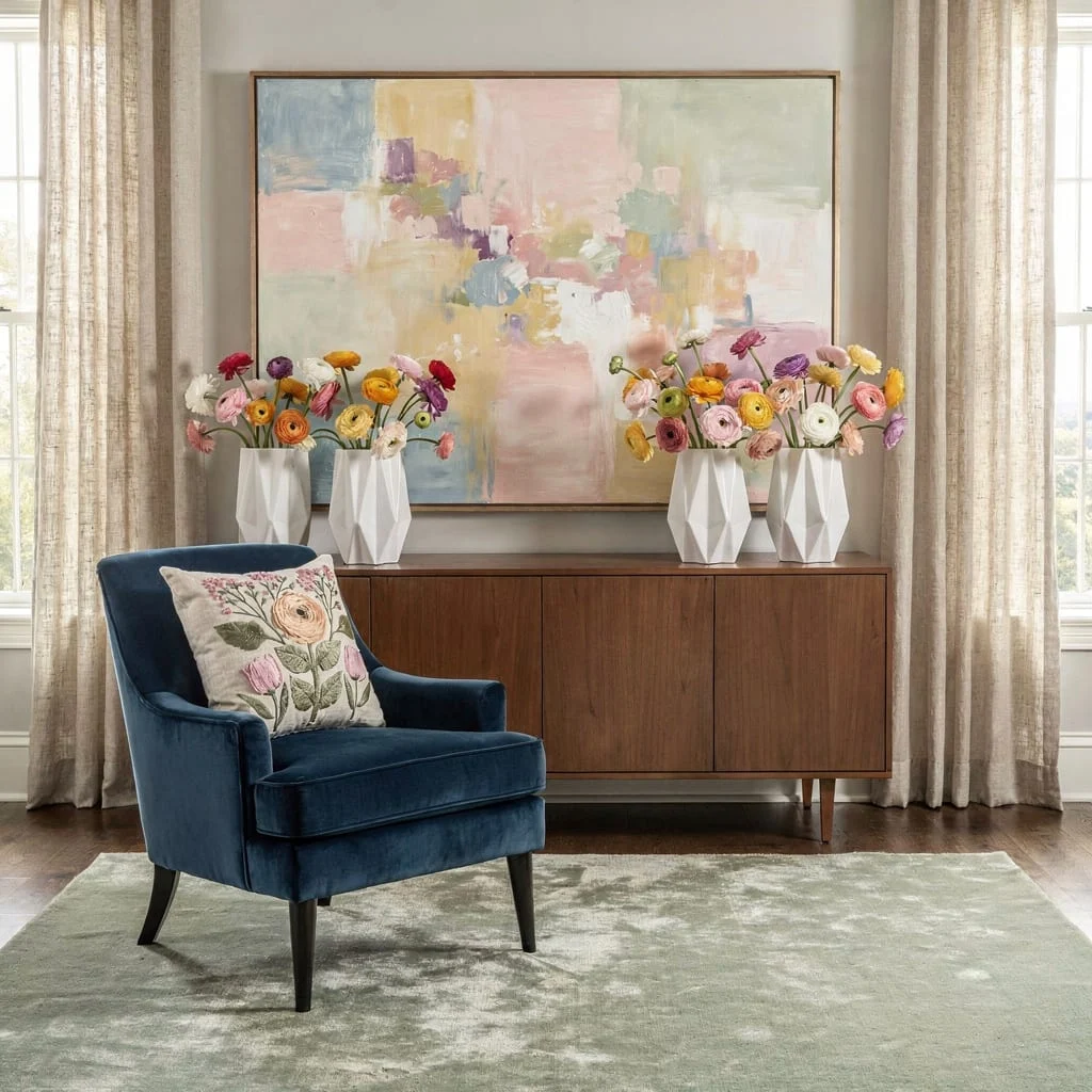 Bold DIY Canvas Art (Because Your TV Isn’t Wall Decor)