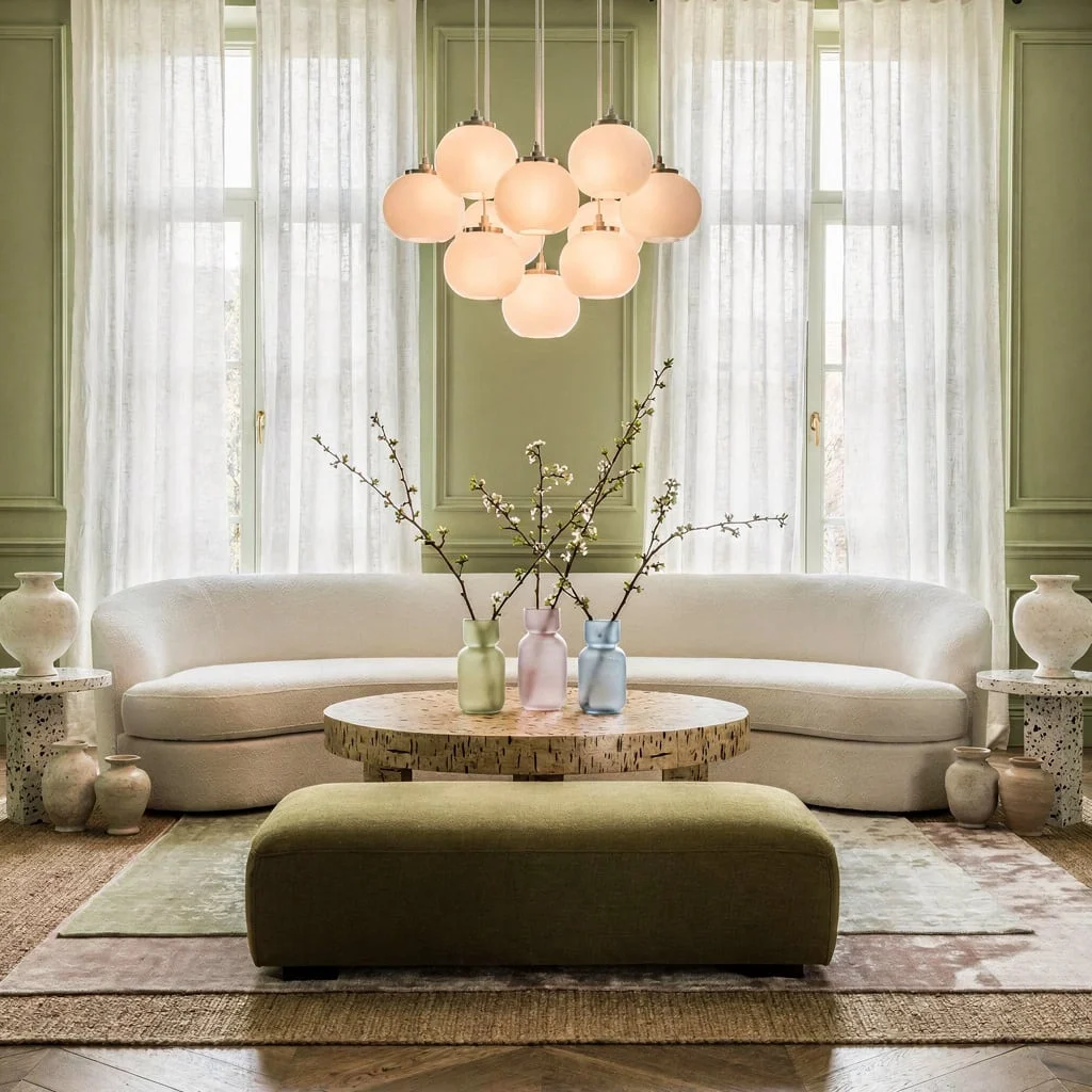 Curvy Sofas, Soft Walls: Grown-Up Spring Style