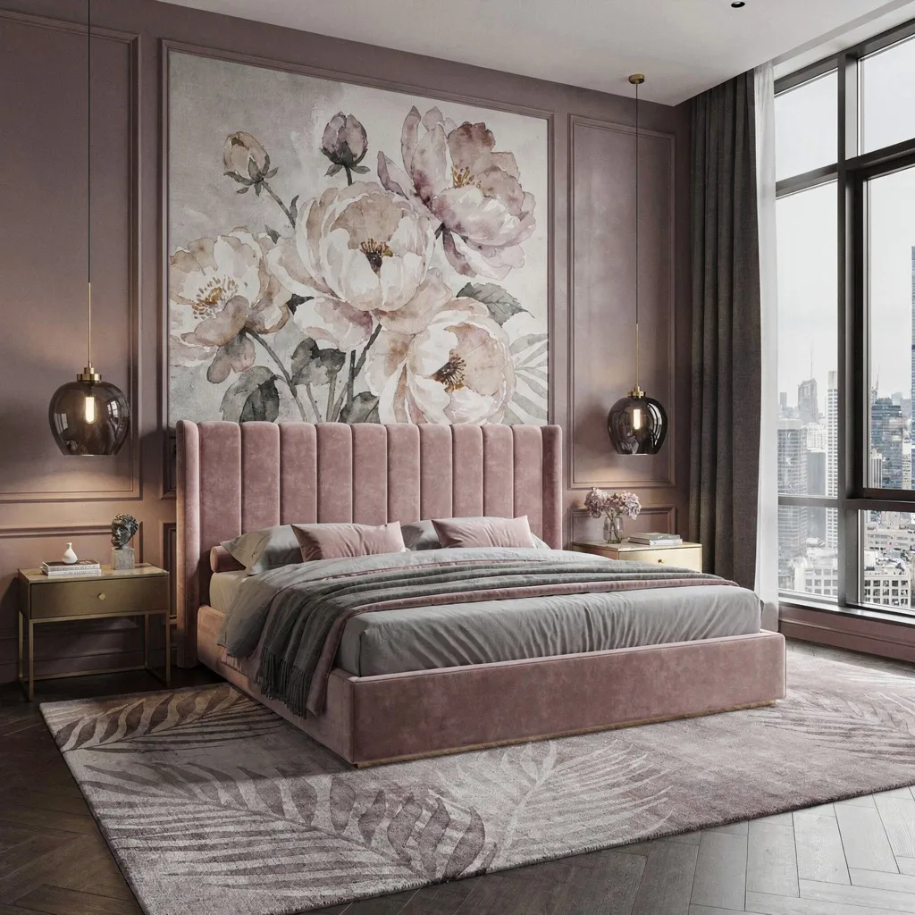 Moody Mauve: Master the Muted Mural