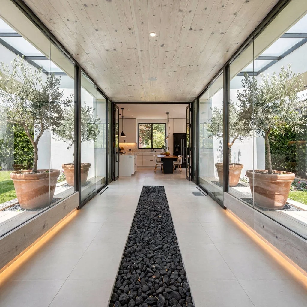 6. Run a River of Stone Down the Center