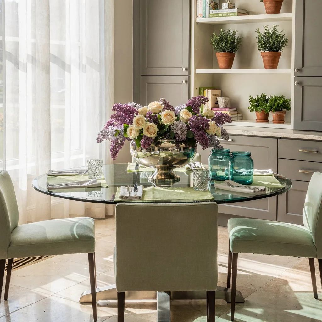 Glass Tables, Lilacs, and Actual Joy