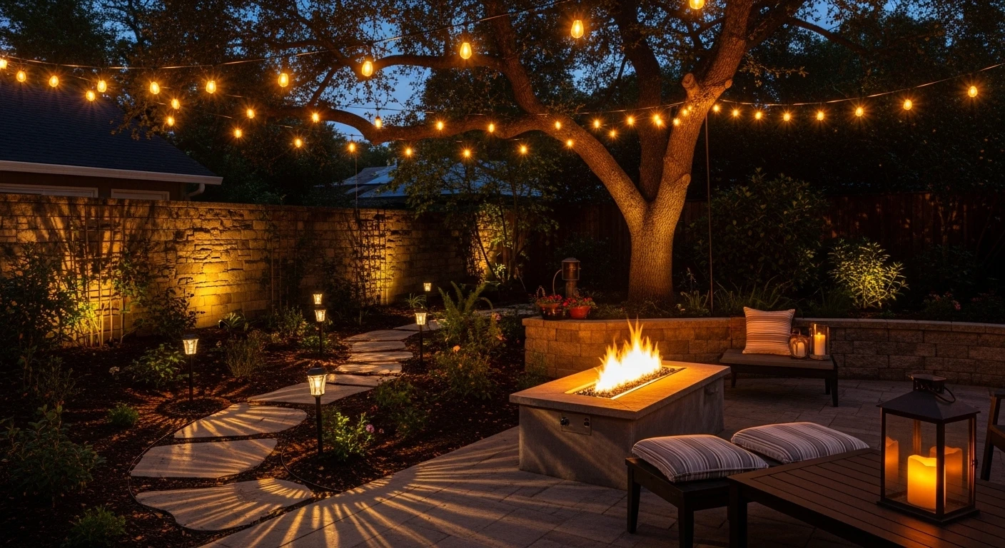 Backyard Lighting Ideas That’ll Make Your Outdoor Space Look Better at Night