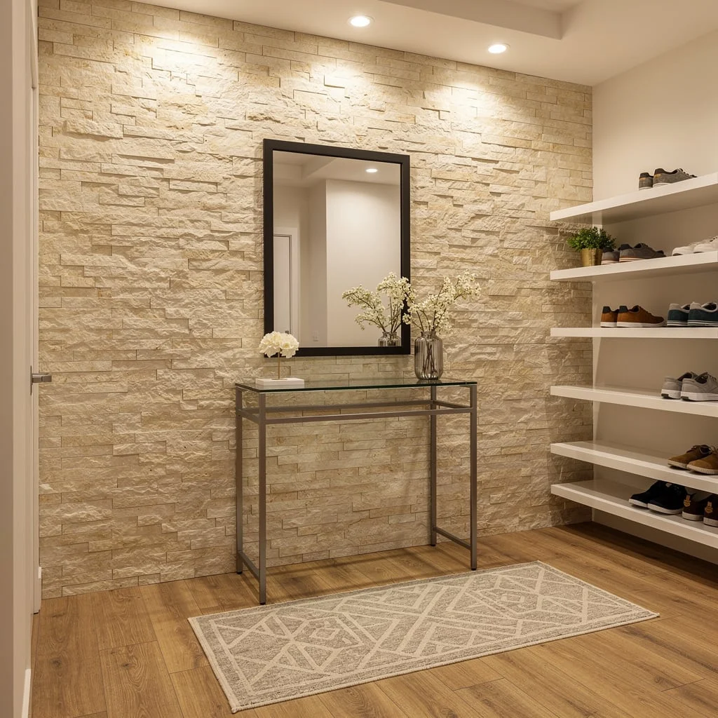 Faux Stone Drama That Doesn’t Scream ‘Basement’