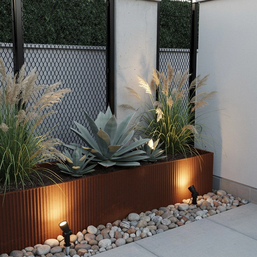 Concrete Meets Metal: Editorial Luxury Fencing
