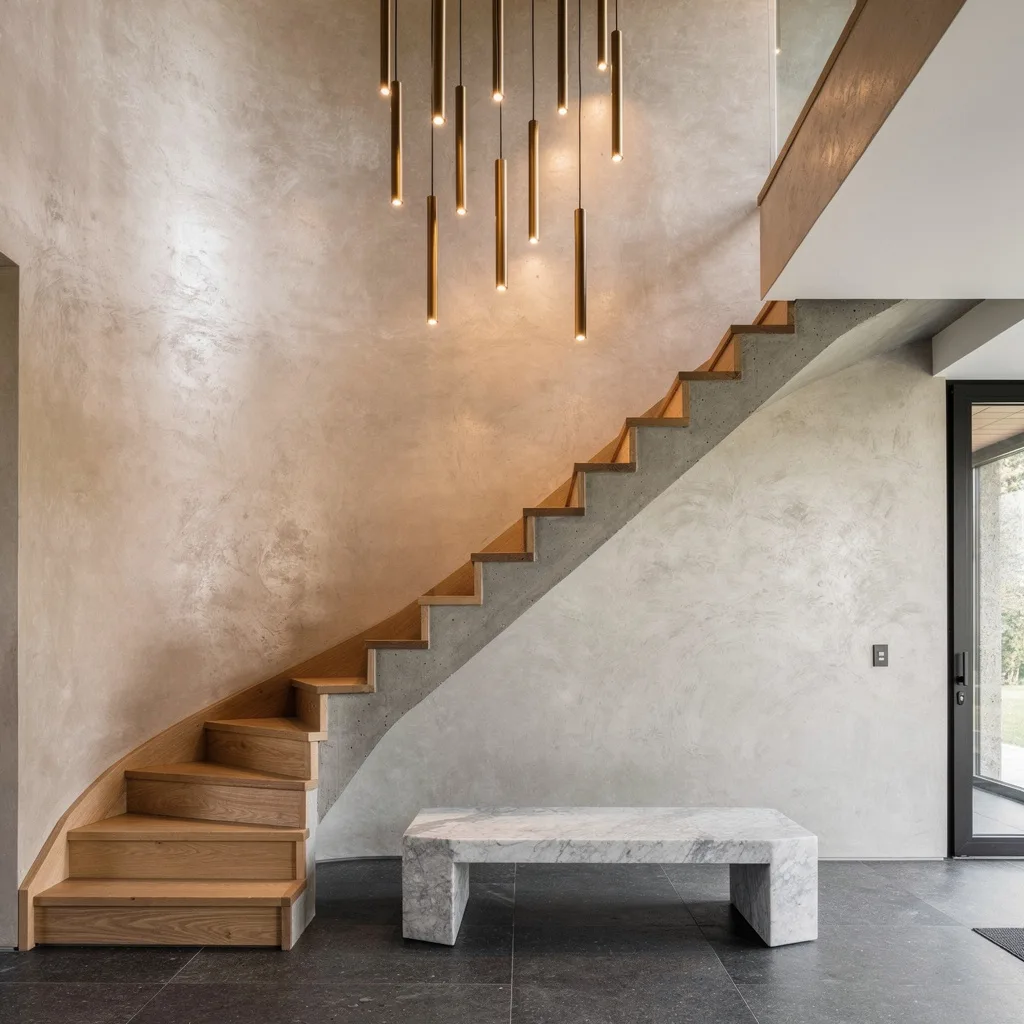 Mix Concrete and Oak: Yes, You Can Be Chic and Cozy