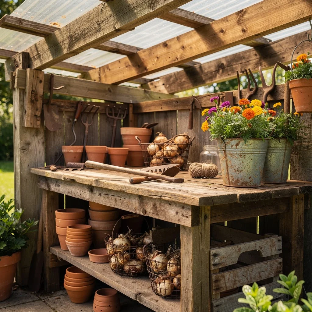 Get Messy with a Hardcore Potting Corner