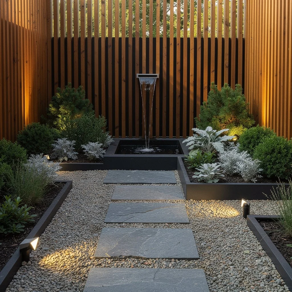 Rhythm Game: Vertical Slats and Water Features