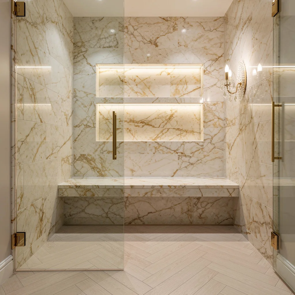 Golden Veins and Warm Parquet