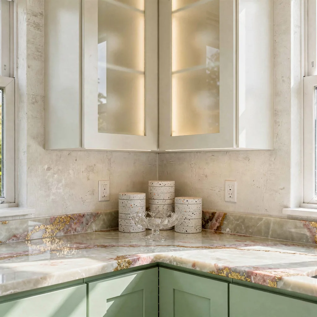 Pastel Fresh: Waterfall Onyx, Lime-Wash, and Crystal Chic