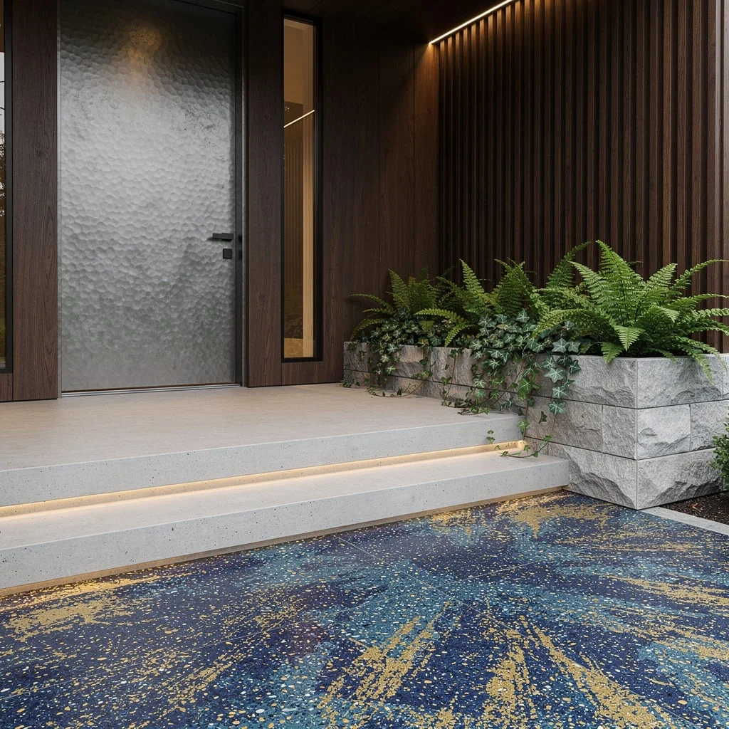 Terrazzo with Bursts—Color Pop Without the Kid Chaos