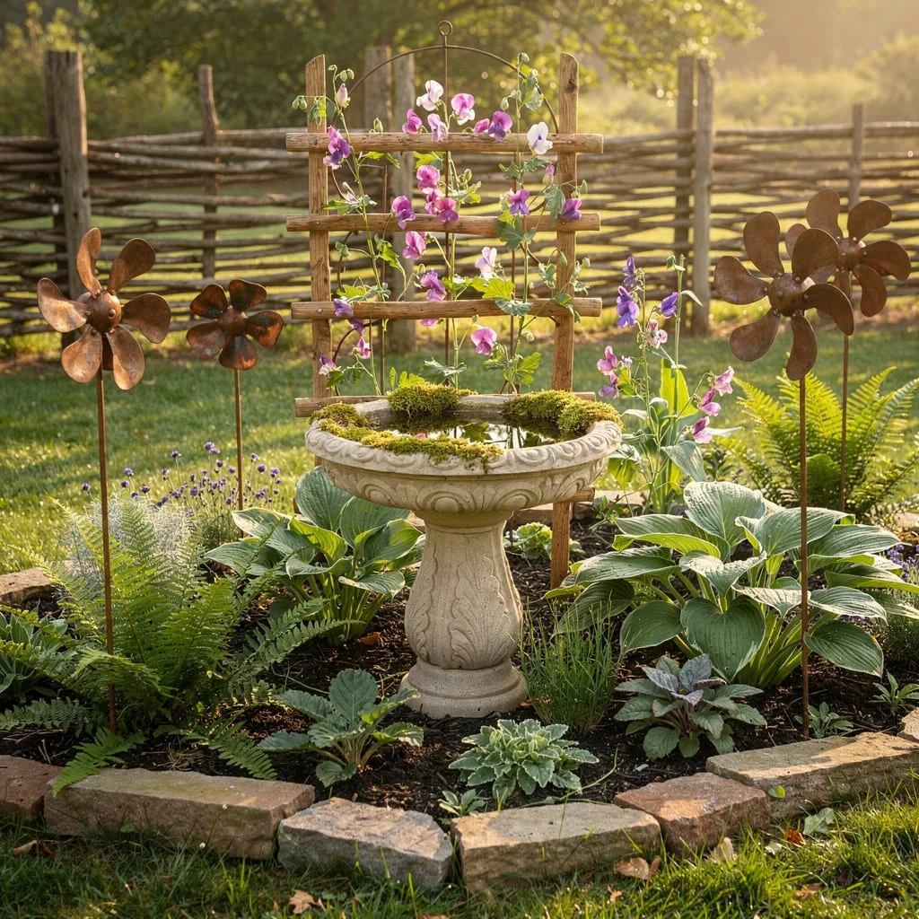 Make a Statement With Sculptural Bird Baths (But Ditch the Lawn Ornaments)