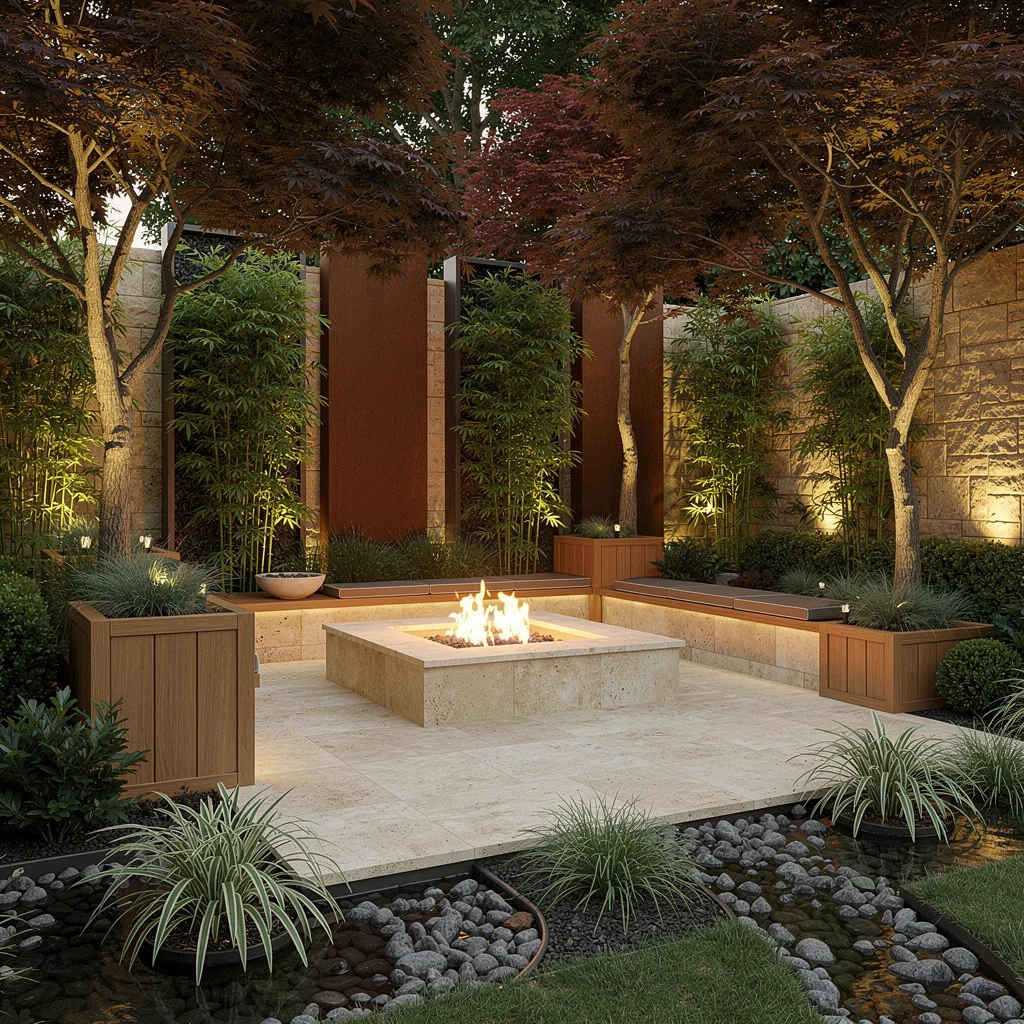 Sumptuous Fire Pit Vibes: Luxe-Land, No Camping Allowed