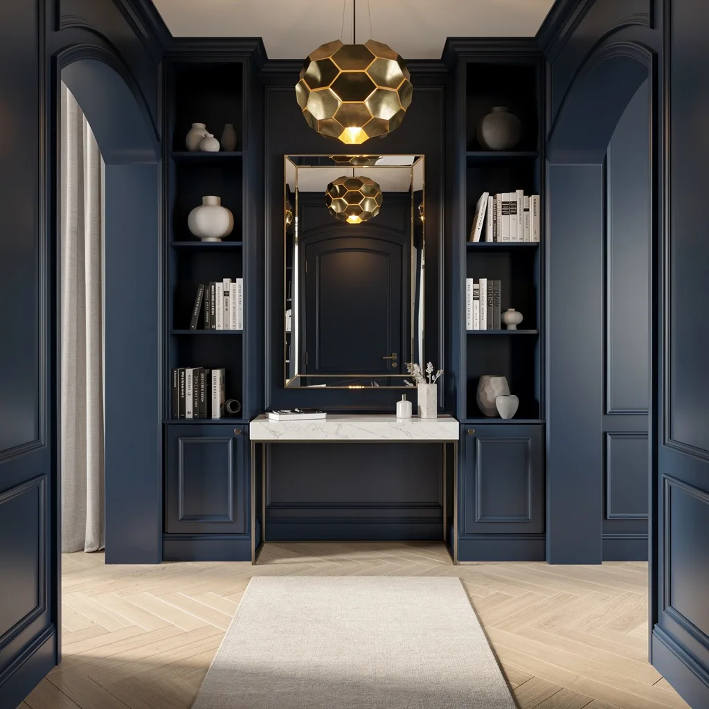 Go Bold or Cry About It: Navy Millwork and Bougie Vibes