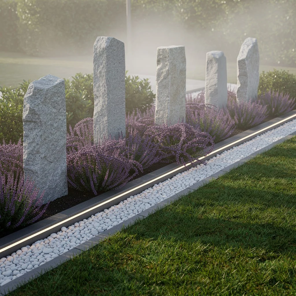 Go Vertical: Granite Monoliths and Purple Ajuga Rivers