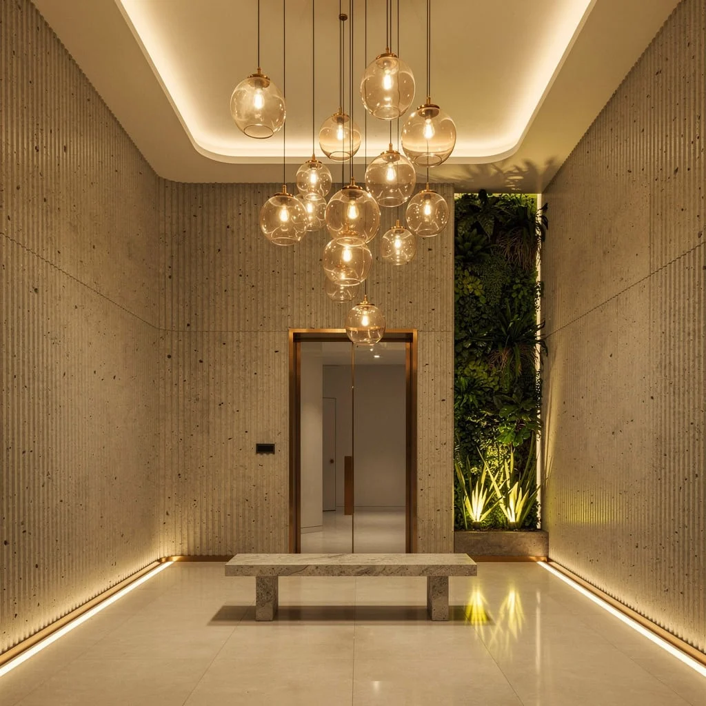 Float Your Lights and Cement Those Luxe Biophilic Vibes
