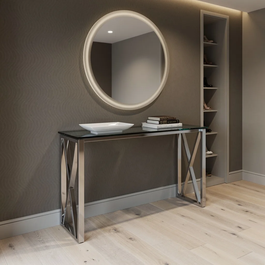 Smoked Glass, Chrome, and That Luxe Wave Wall: Level Up Your Luxe