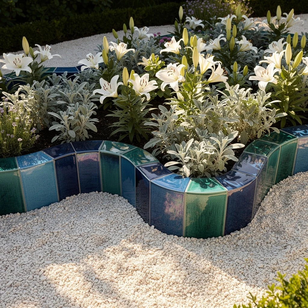 Ceramic Tile Waves For Artsy Show-Offs