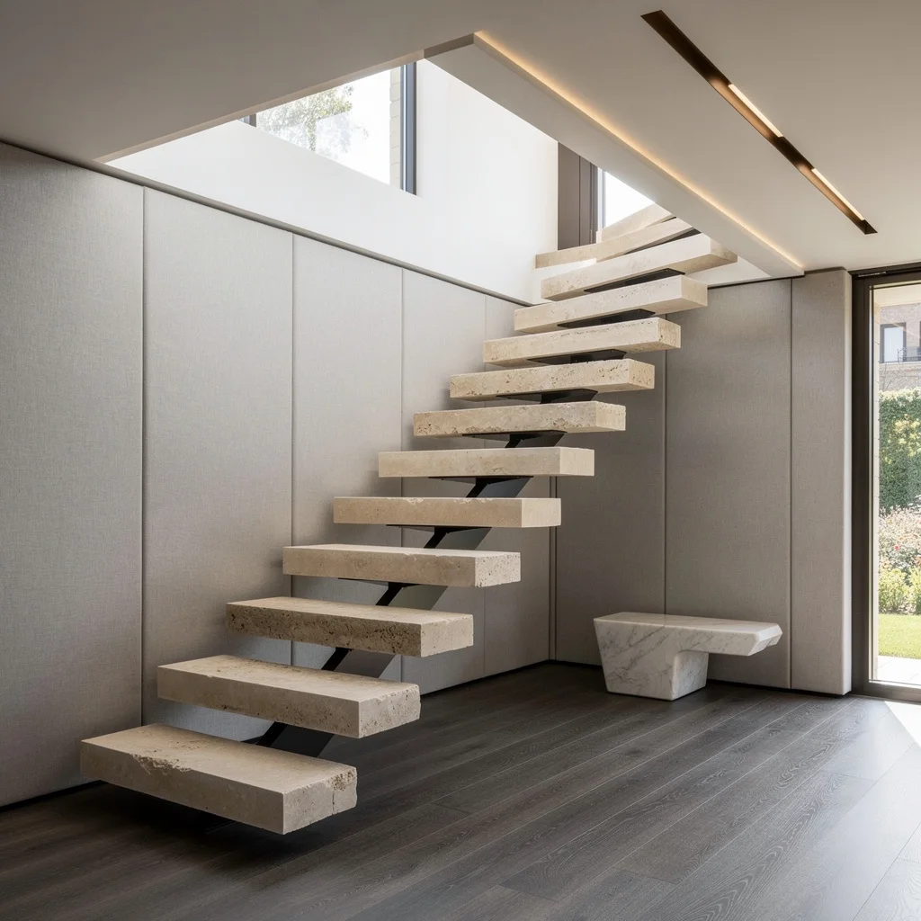 Quiet Luxe: Limestone Slabs and Architectural Silence