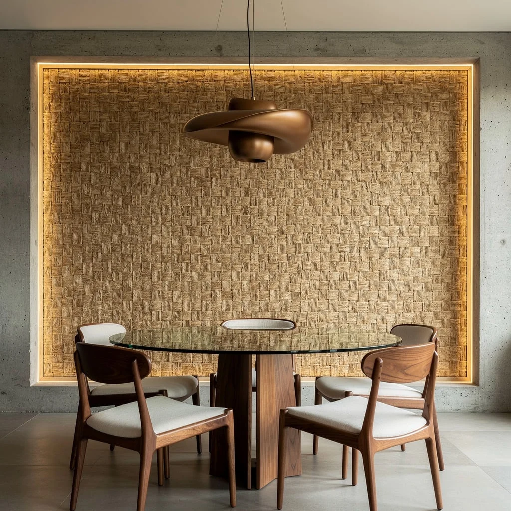 Go Full Earthy with Rattan Basketweave
