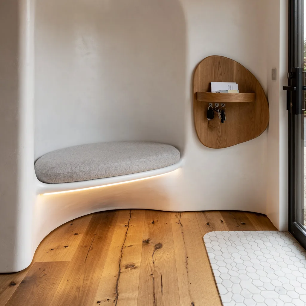 Built-In Nook: Soft Curves Only