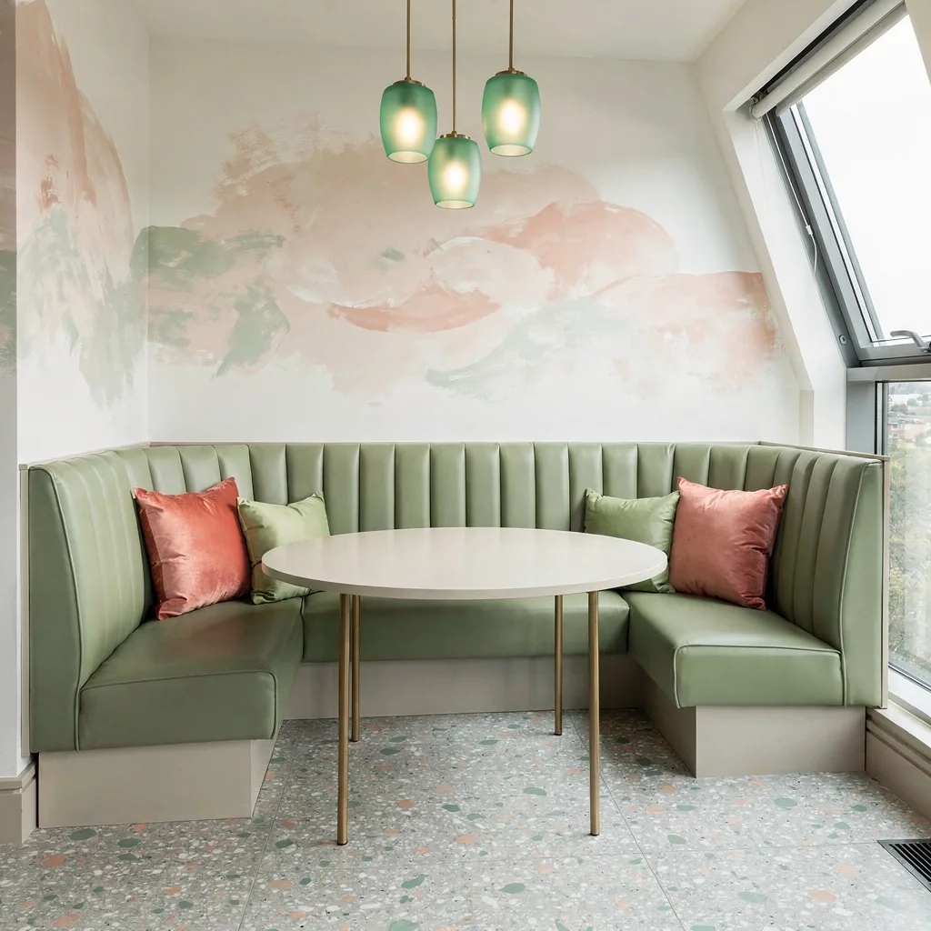 Sprout + Coral Breakfast Nook: Actual Morning Person Level