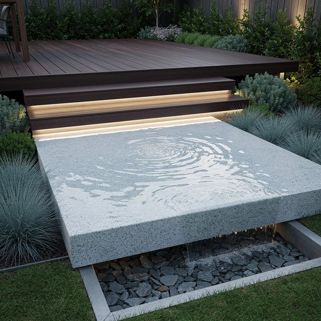 Go Futuristic with Cantilevered Timber and Water Tables