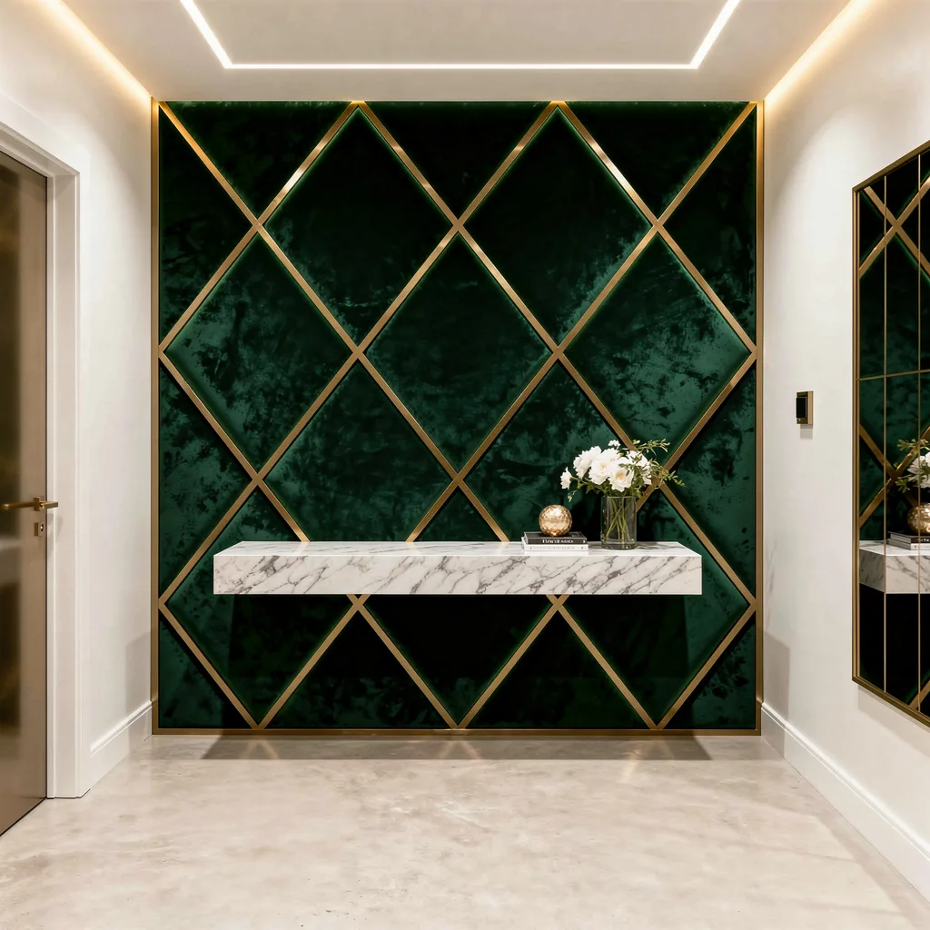 10. Emerald Velvet & Brass: For Max Luxe
