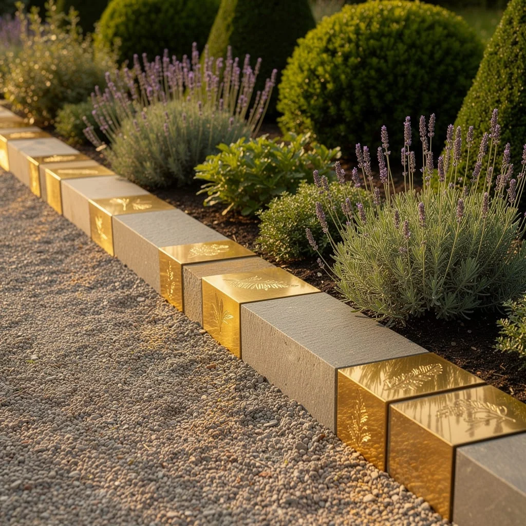 Match Belgian Bluestone with Brass Inserts—Because You Deserve Main Character Energy