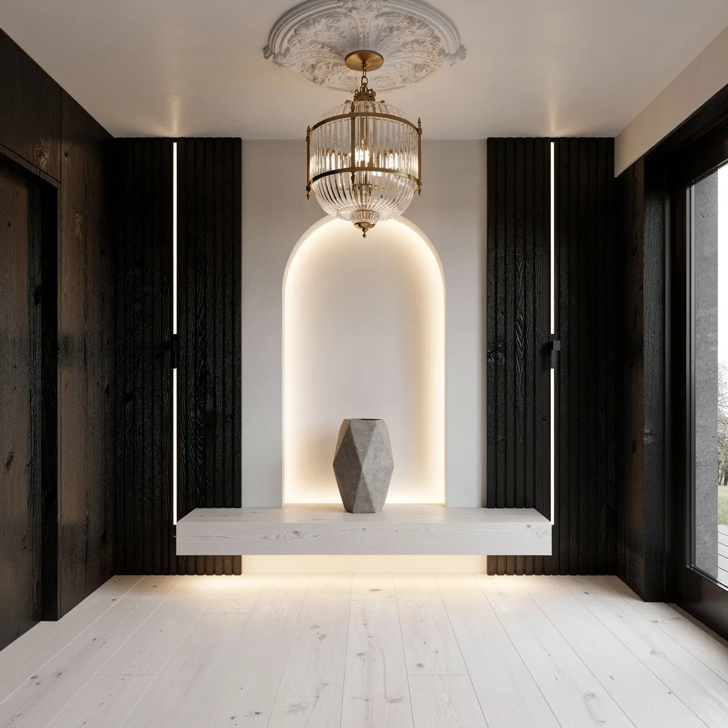 Glass Lanterns and Brass—Make Your Hallway Shine (Literally)