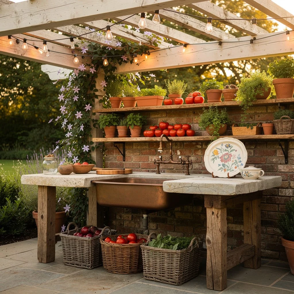 Outdoor Kitchen Vibes: Garden Edition