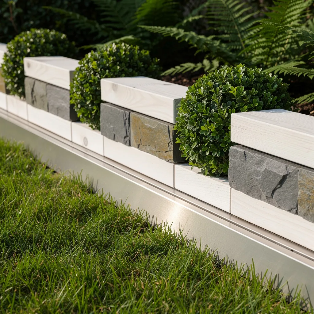 Go Modular: Whitewashed Timber with Slate and Euonymus Baubles