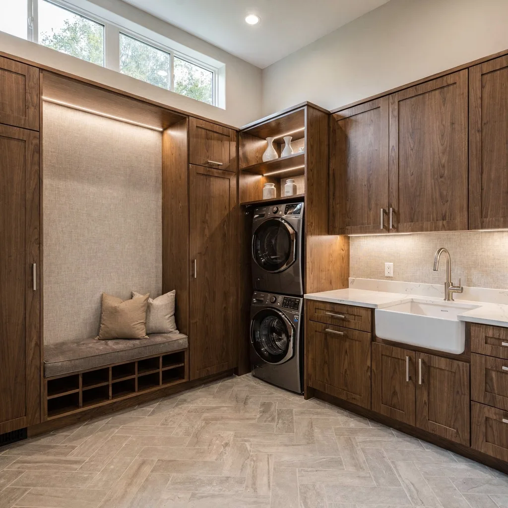 Go Full Luxe With Walnut and Quartz