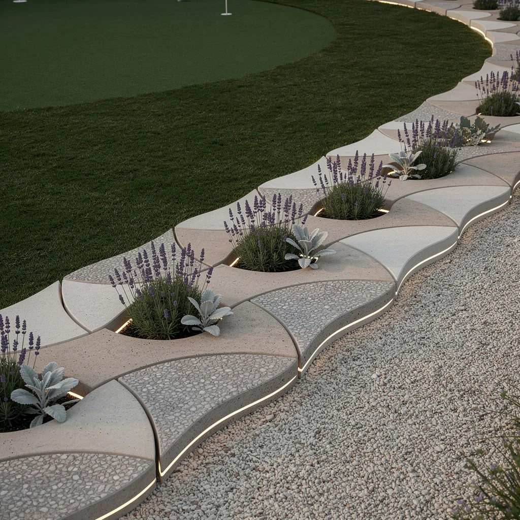 Tessellate to Dominate: Concrete Tile Geometry Meets Soft Planting