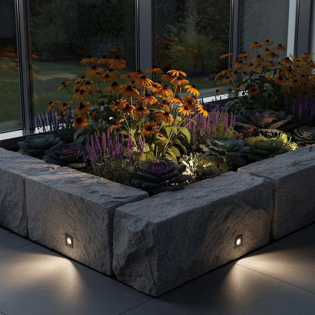 Granite-Framed Sunken Drama: Go Bold or Go Home