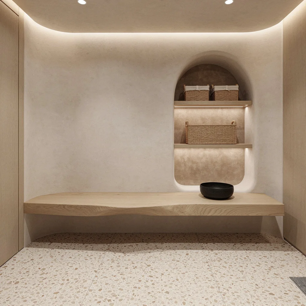 Japandi Zen: Waterfall Your Oak, Hide the Junk