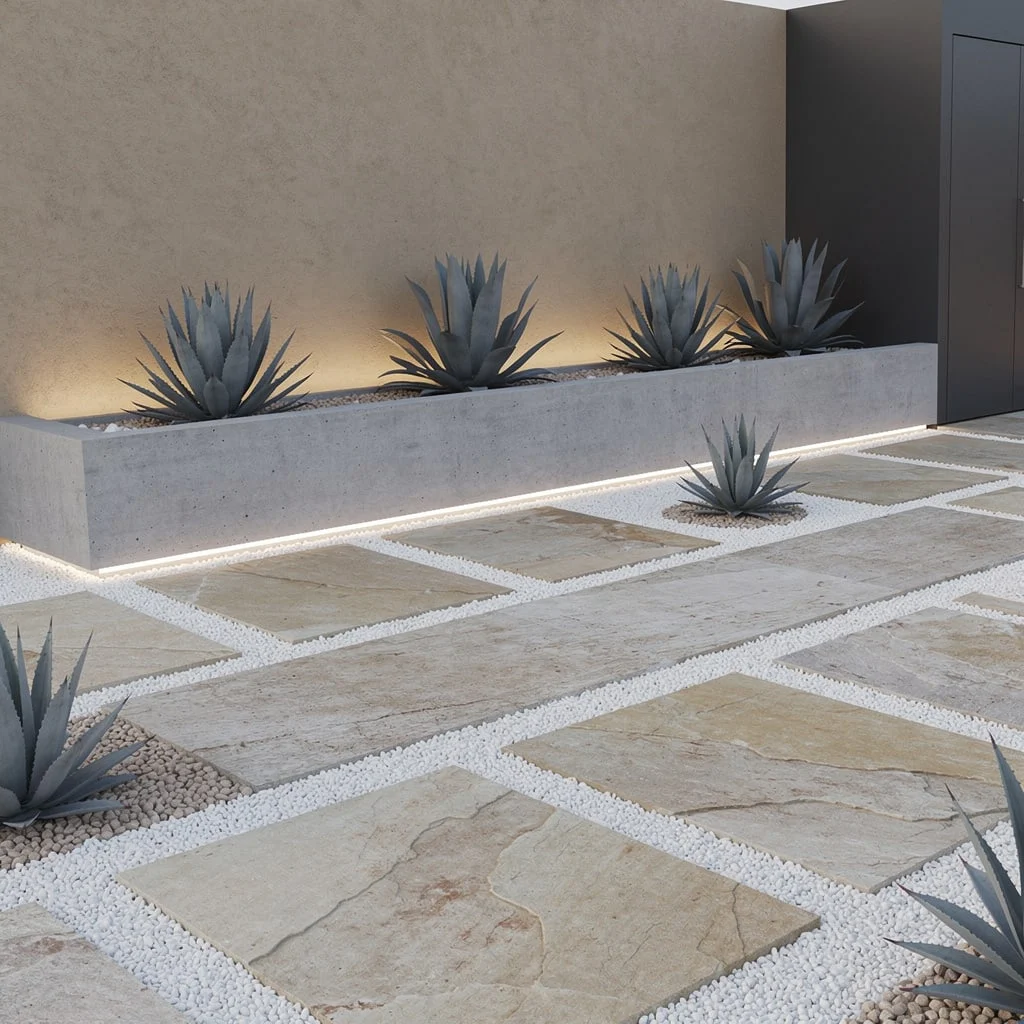 Desert Luxe: Sandstone, Agave, and Crushed Granite