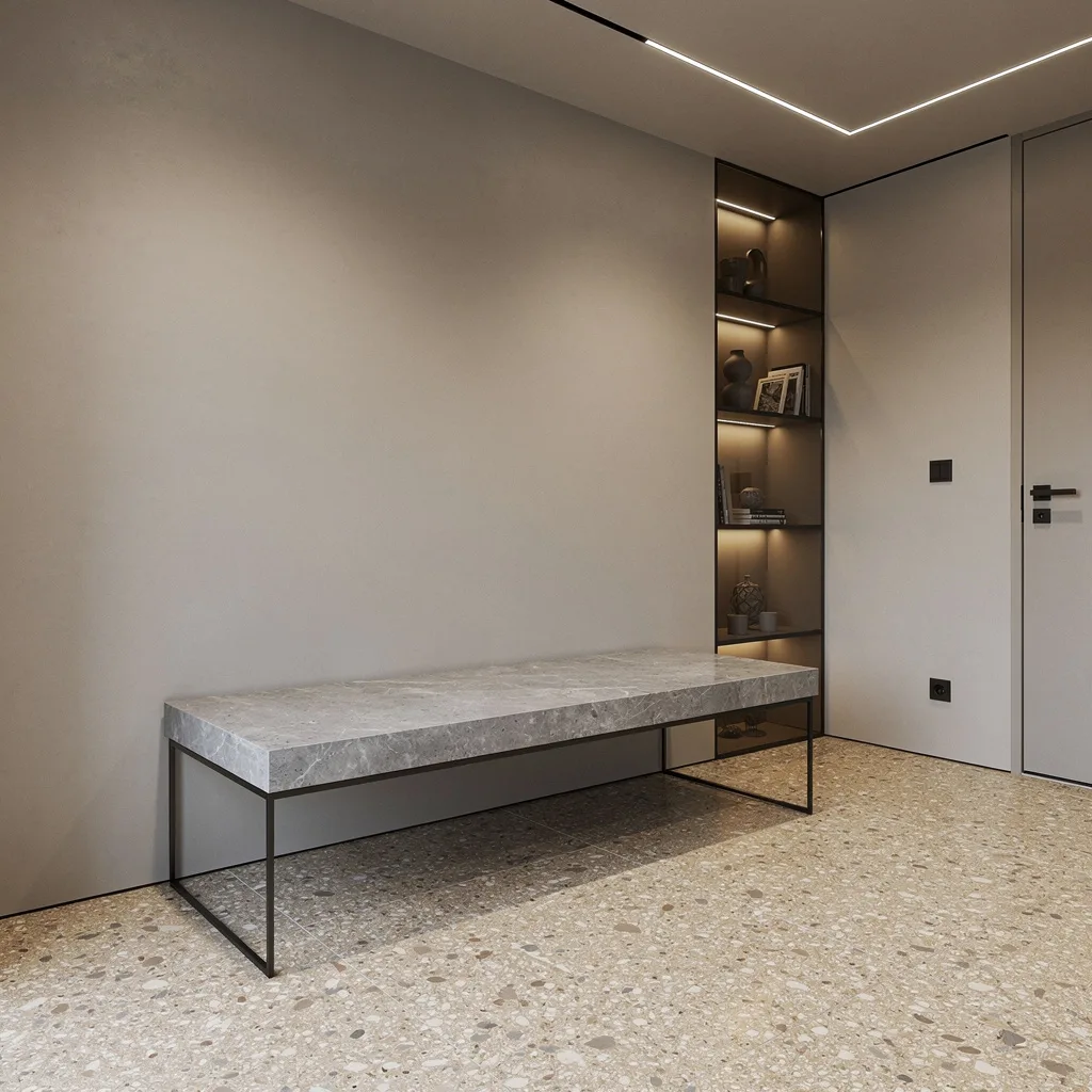 Marble Status: Cantilevered Bench Club