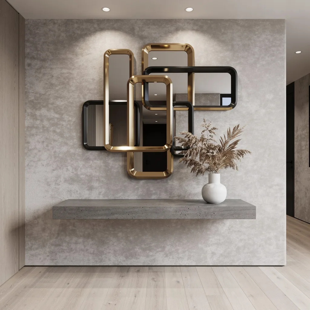 Let Mirrors Double As Modern Art—Rectangular Sculpture Chaos